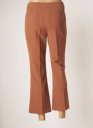 Pantalon 7/8 stretch taille normale marron MOTEL femme