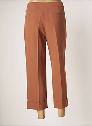 Pantalon 7/8 coupe chino taille normale marron MOTEL femme