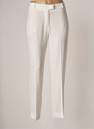 Pantalon droit blanc TENSIONE IN pour femme