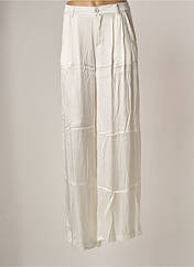 Pantalon large blanc LUMINA pour femme seconde vue