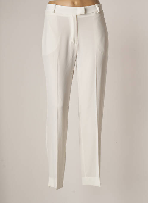 Pantalon droit blanc TENSIONE IN pour femme