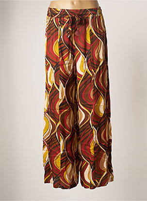 Pantalon large coupe fluide taille normale marron MOTEL femme