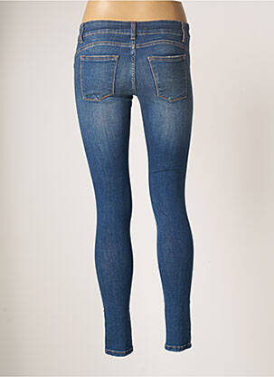 Jeans skinny effet usé délavé taille basse bleu MOTEL femme