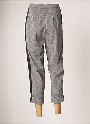 Pantacourt coupe droite taille normale gris TENSIONE IN femme