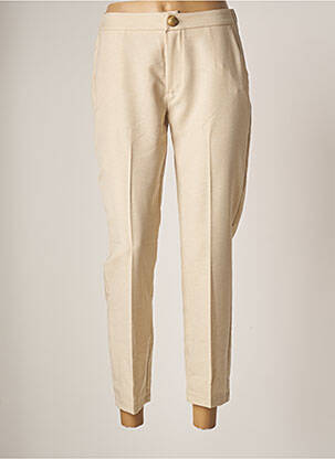 Pantalon 7/8 beige MOTEL pour femme