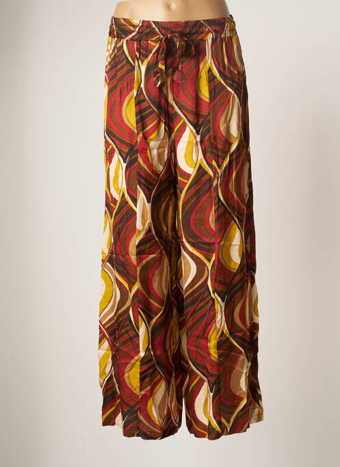 Pantalon large coupe fluide taille normale marron MOTEL femme