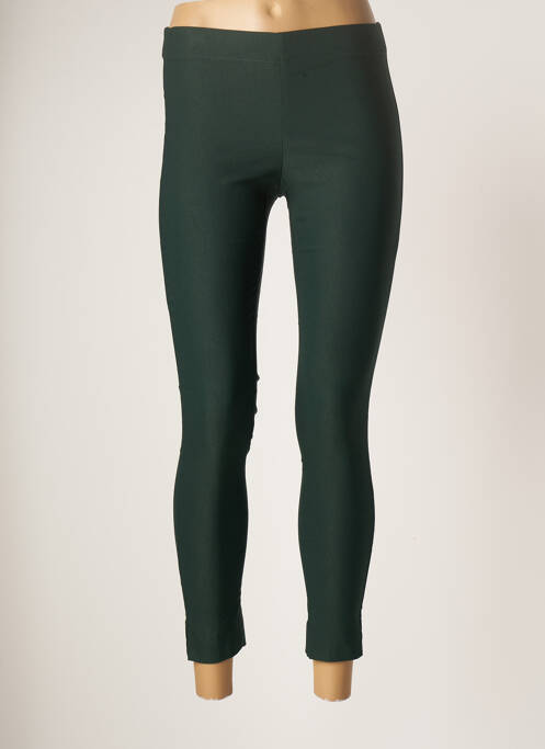 Pantalon 7/8 stretch taille normale vert TENSIONE IN femme