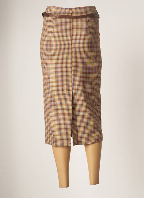 Jupe longue beige TENSIONE IN pour femme