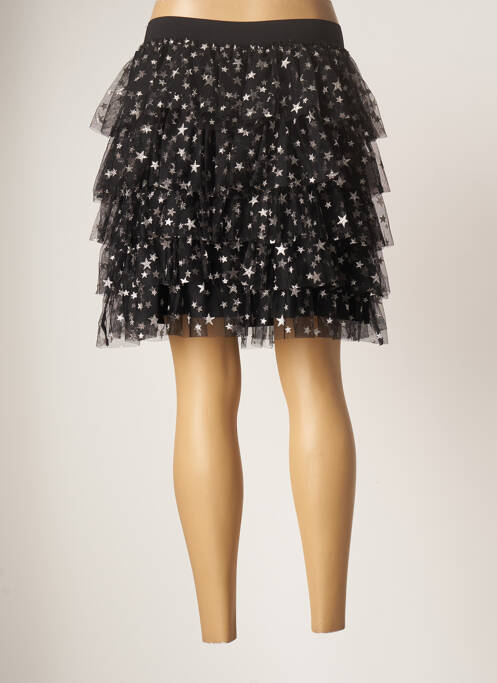 Jupe mi-longue noir TENSIONE IN pour femme