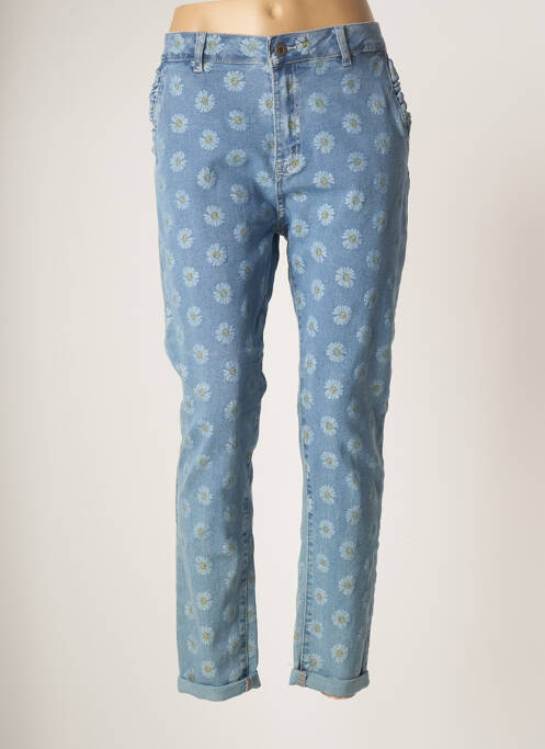 Pantalon chino bleu DENIM pour femme
