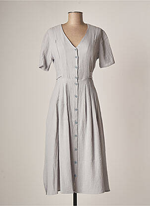 Robe maternité empiècements gris LATTE femme