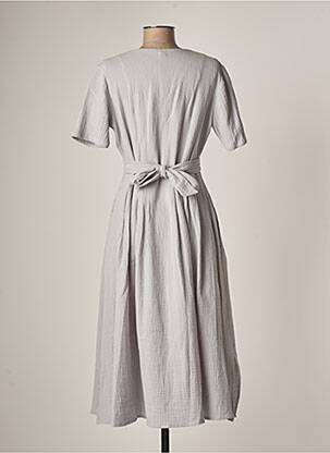 Robe maternité empiècements gris LATTE femme