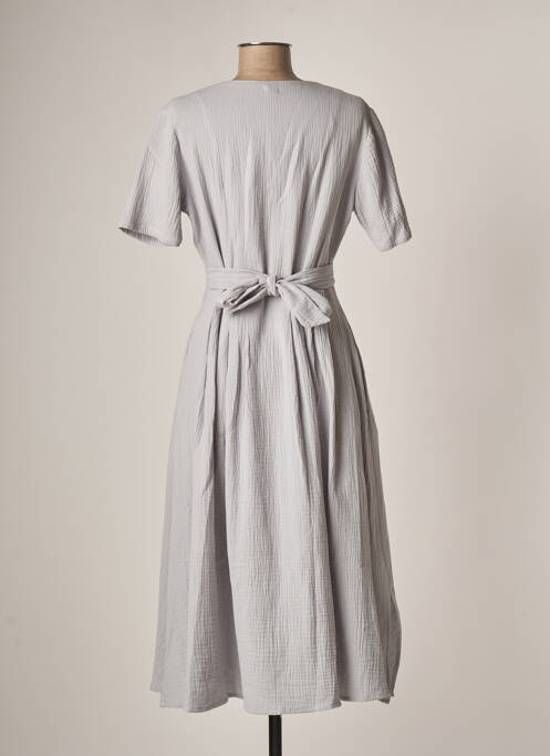 Robe maternité gris LATTE pour femme