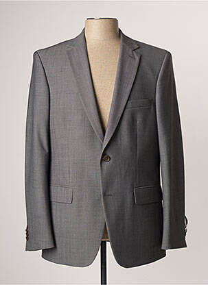 Blazer tissage chiné gris SAINT HILAIRE homme
