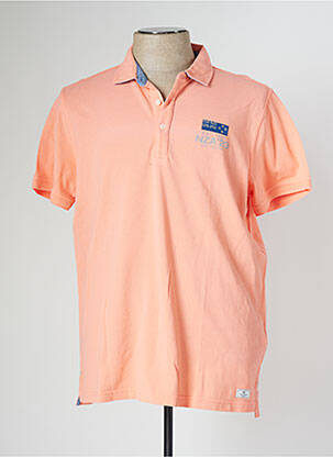Polo orange NEW ZEALAND AUCKLAND pour homme