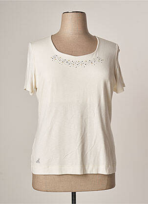 T-shirt blanc ANNE KELLY pour femme