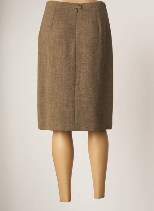 Jupe mi-longue vert FEDORA pour femme