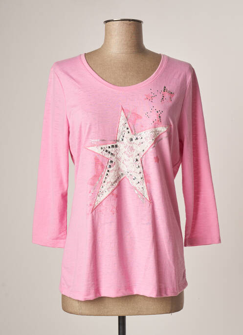T-shirt rose BETTY BARCLAY pour femme
