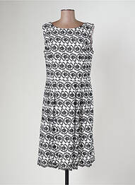 Robe mi-longue sans manche sans manche noir COMMA, femme