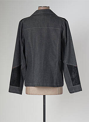 Veste casual col tailleur gris CHRISTIAN MARRY femme