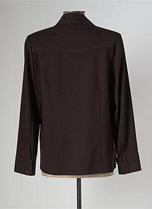 Veste casual epaulette marron FRANK WALDER femme