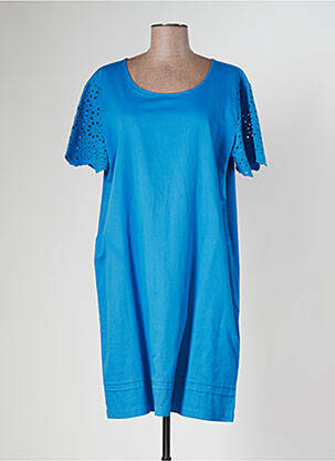 Robe mi-longue bleu THALASSA pour femme