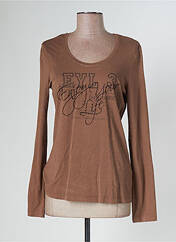 T-shirt marron BETTY BARCLAY pour femme seconde vue