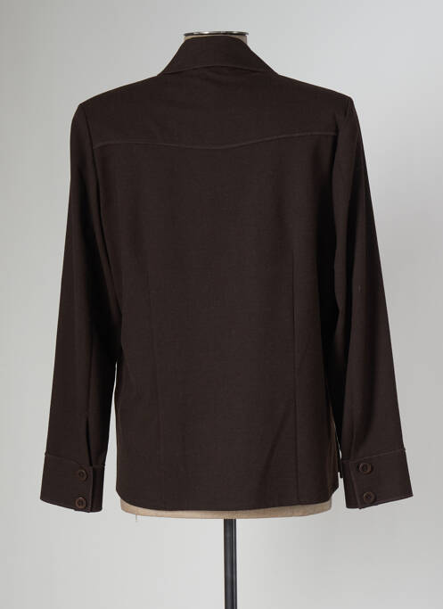 Veste casual marron FRANK WALDER pour femme