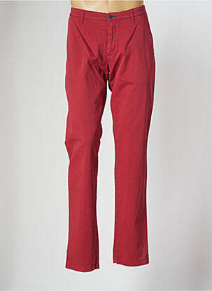 Pantalon chino rouge SAINT HILAIRE pour homme