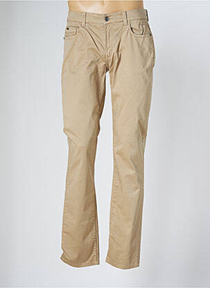 Pantalon droit beige IZAC pour homme