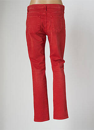 Jeans coupe slim broderie rivets taille normale orange LE PETIT BAIGNEUR femme