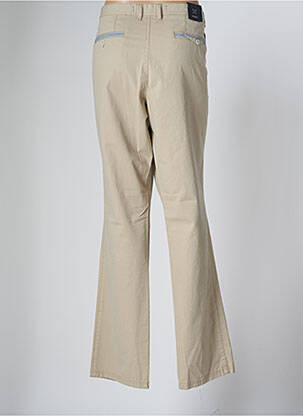 Pantalon chino tissage popeline taille normale beige STONES femme