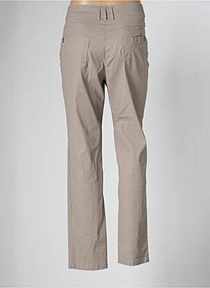 Pantalon slim stretch taille normale beige ANNE KELLY femme