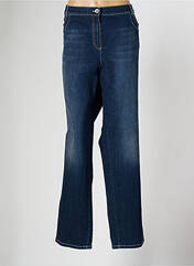 Jeans coupe droite bleu SAMOON pour femme seconde vue