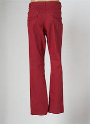 Pantalon droit rouge ANNE KELLY pour femme seconde vue