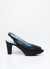 Sandales/Nu pieds noir DORKING pour femme seconde vue