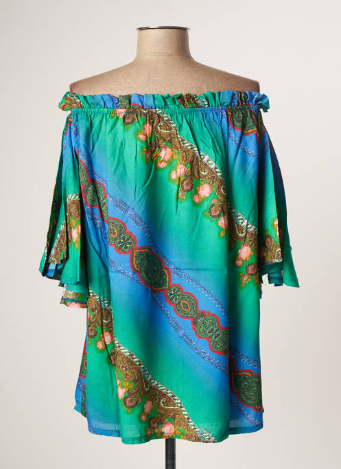 Top bleu TENDANCE UNIQUE pour femme