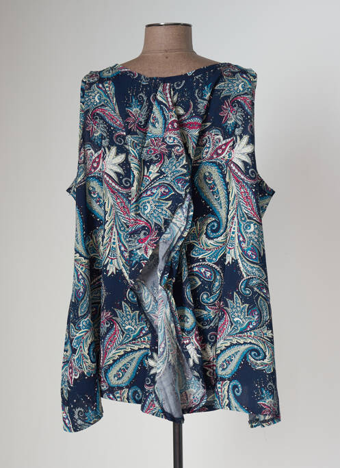 Top bleu TENDANCE UNIQUE pour femme