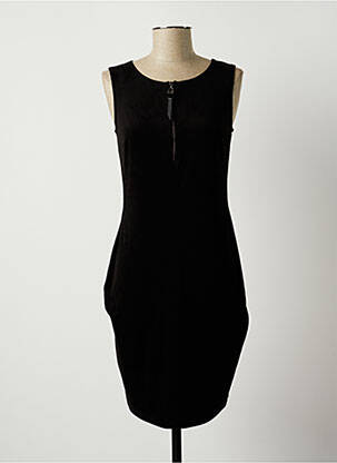Robe mi-longue sans manche sans manche noir JOSEPH RIBKOFF femme