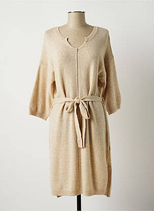 Robe pull beige NICE THINGS pour femme