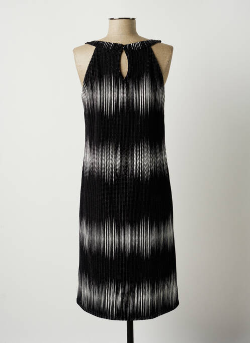 Robe mi-longue noir COMMA, pour femme