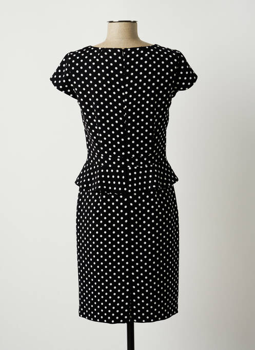 Robe mi-longue noir COMMA, pour femme