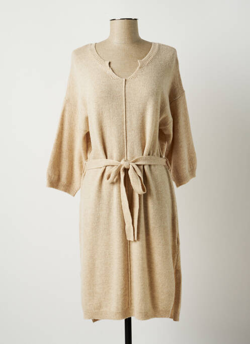 Robe pull beige NICE THINGS pour femme