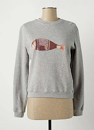 Sweat-shirt gris NICE THINGS pour femme