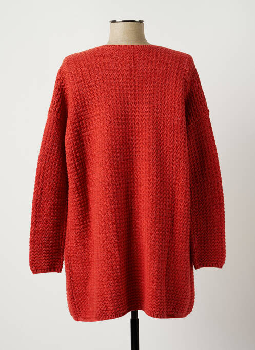 Gilet manches longues orange DES PETITS HAUTS pour femme