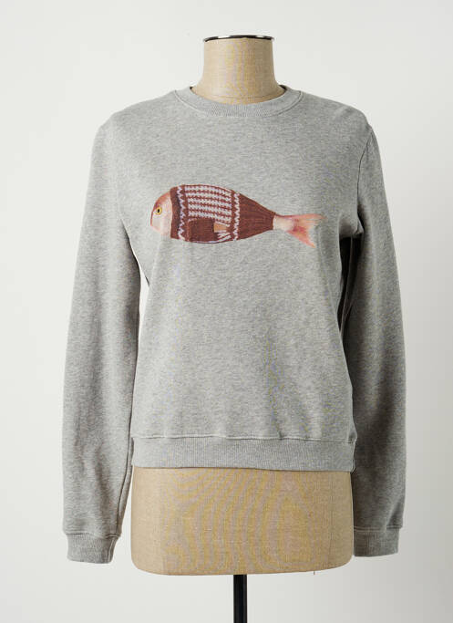 Sweat-shirt gris NICE THINGS pour femme