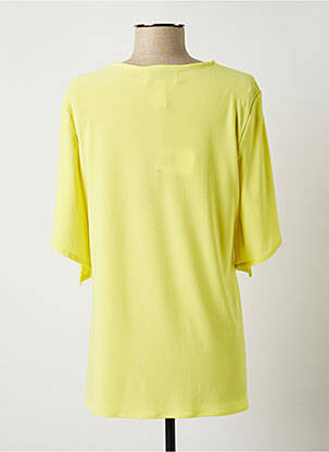 Top stretch manches courtes vert JOSEPH RIBKOFF femme