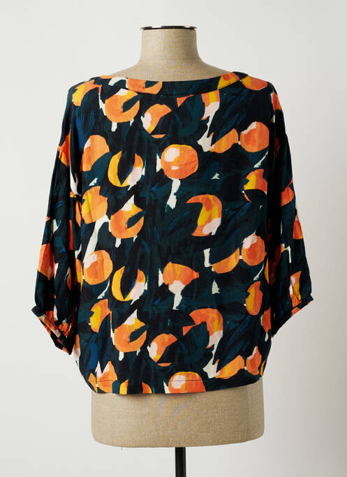 Blouse imprimé fantaisie manches 3/4 vert NICE THINGS femme
