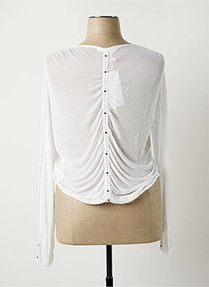 Boléro légère et transparente blanc FRED SABATIER femme
