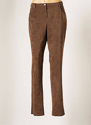 Pantalon droit stretch taille normale marron PAUPORTÉ femme